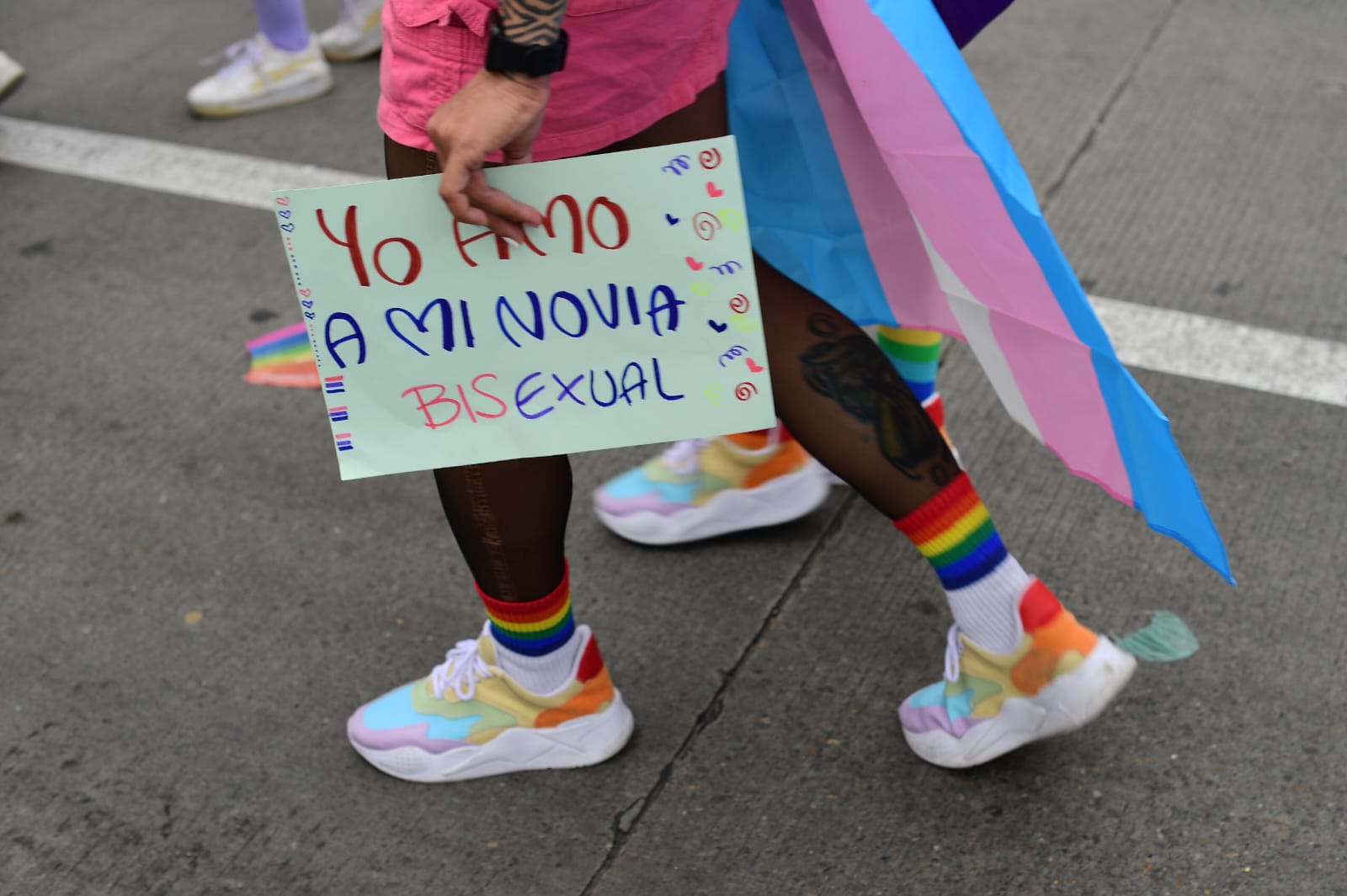 Fotos de la Marcha del Orgullo LGBTIQ+.