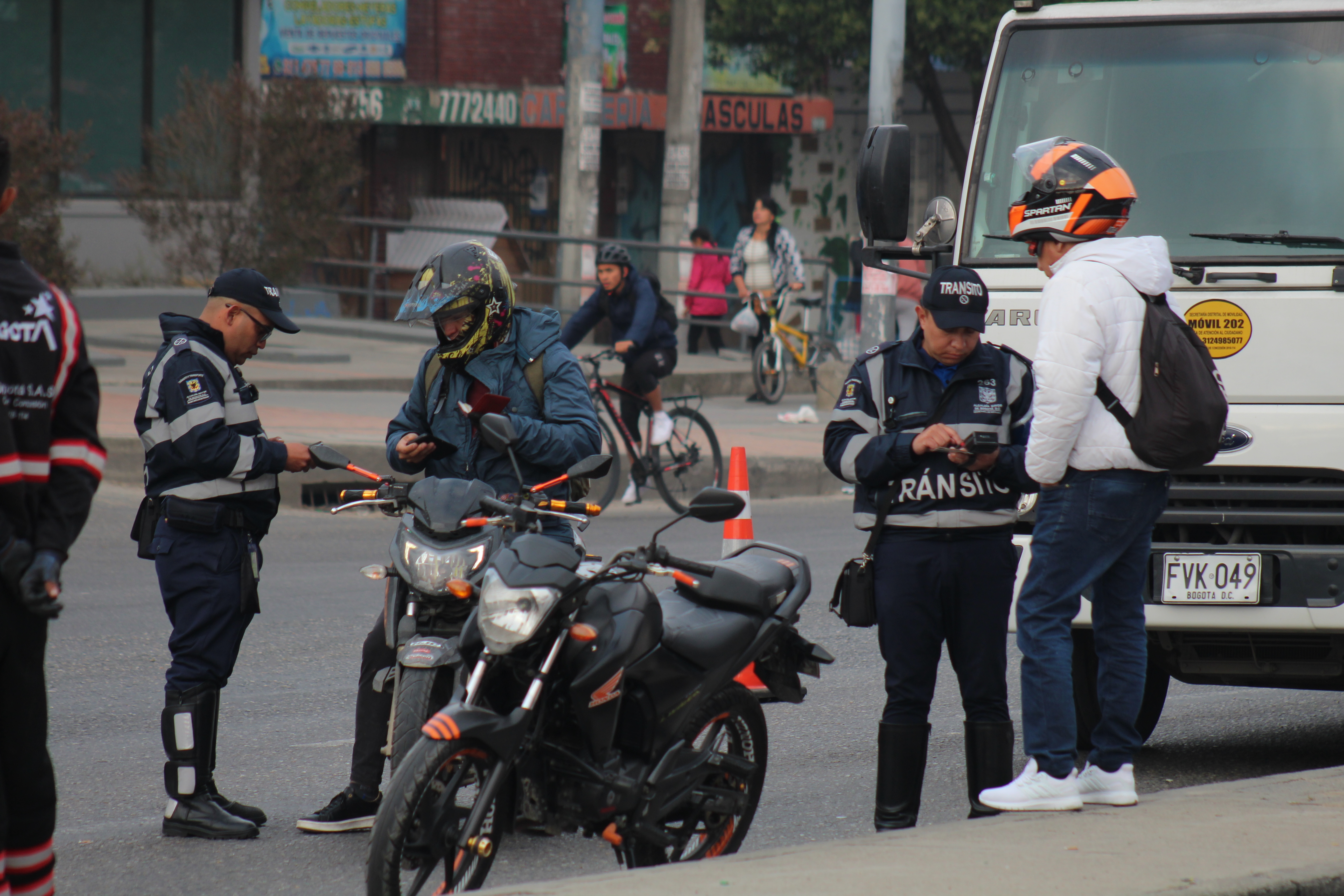 Día sin carro y sin moto al sur de  Bogotá, 2 de febrero de 2023.