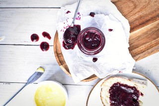 Receta para preparar una rica mermelada de arándanos