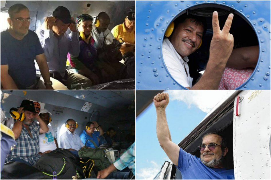 Farc aterrizan en Cartagena para firmar la paz con el Gobierno