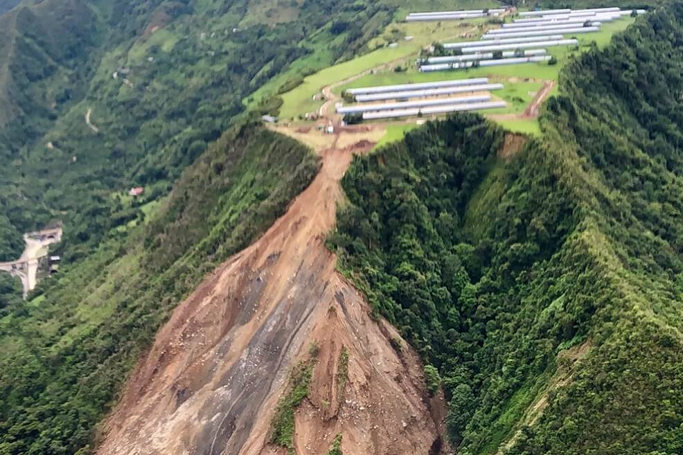 Kilómetro 58 de la vía Bogotá-Villavicencio. Meseta Mesa grande. / Cortesía - Gobernación de Cundinamarca