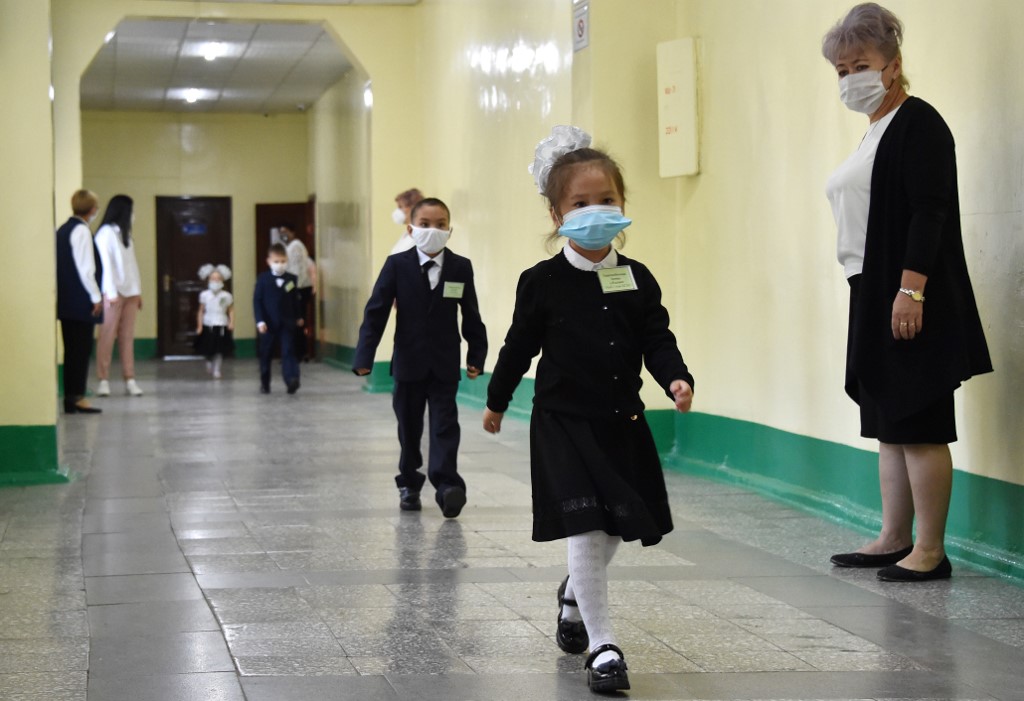 Niños de regreso a clases tras la pandemia