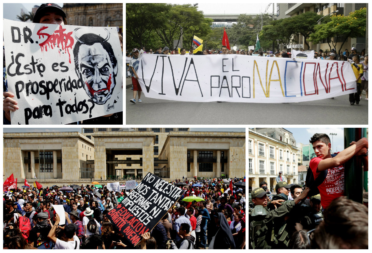 Así avanzan las protestas contra las decisiones del gobierno en el país