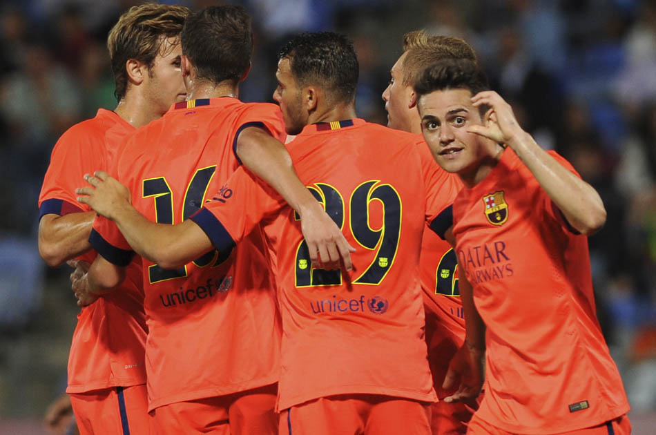 Luis Enrique debutó con victoria en el Barcelona