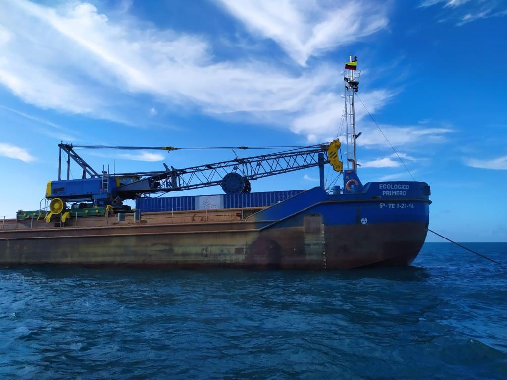 Se inicia dragado de profundización del canal de acceso al puerto de Providencia y Santa Catalina
