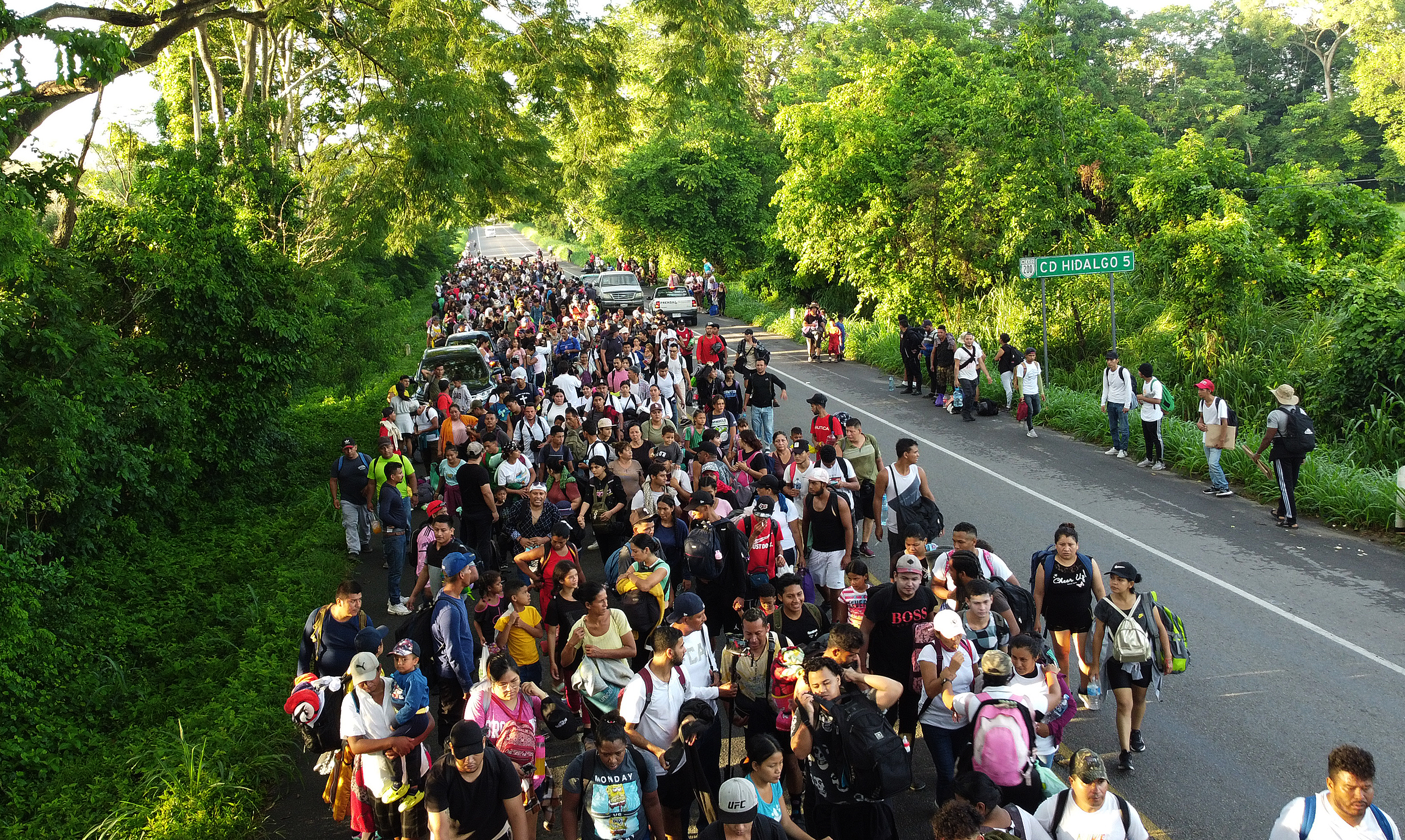 Las caravanas migrantes en México, “la punta visible del iceberg de desesperación”