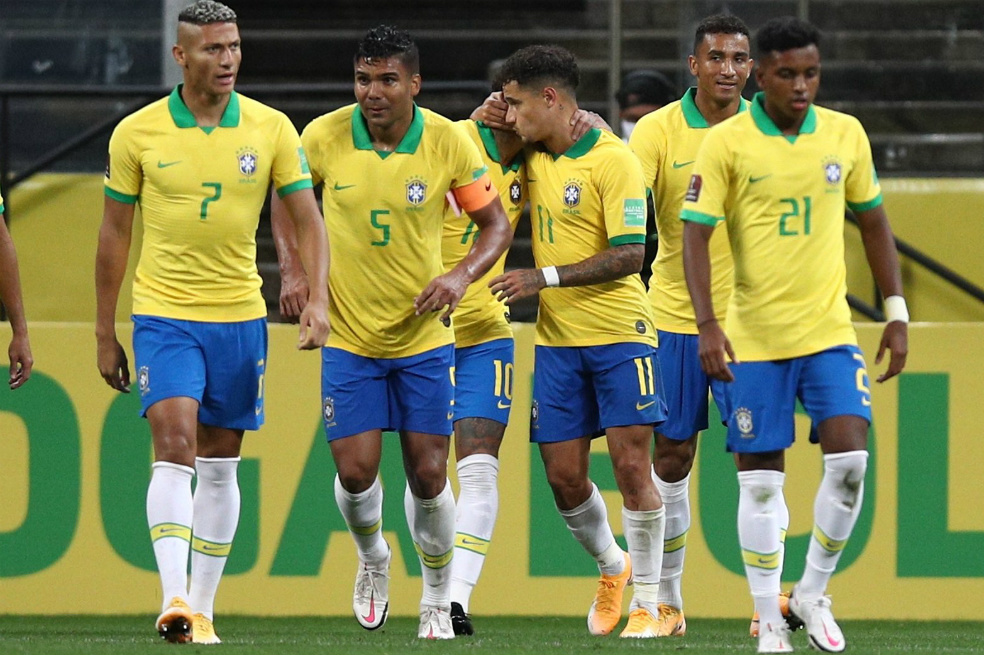 Brasil goleó a Bolivia y es líder de la eliminatoria