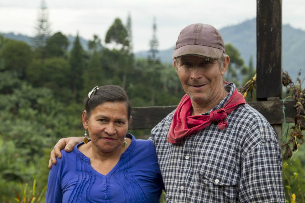 Olga Lucía y don Alfonso se conocieron sembrando café. / Cortesía Nespresso