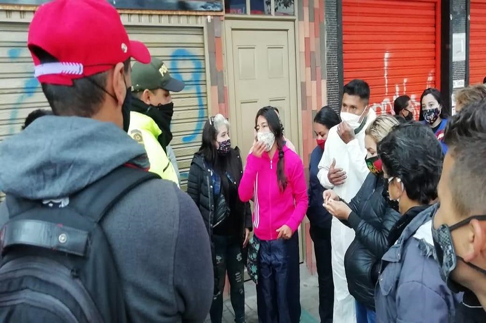 Alcalde de San Cristóbal se reúne con comerciantes tras aglomeraciones en el 20 de Julio
