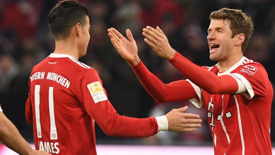 Müller: «James hace los mejores pases en el Bayern»
