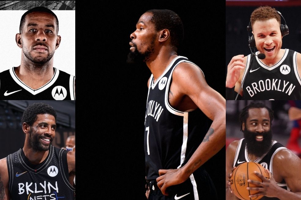 Con la llegada de LaMarcus Aldridge, los Brooklyn Nets conformaron un quinteto de ensueño que completan Kyrie Irving, Kevin Durant, James Harden y Blake Griffin.