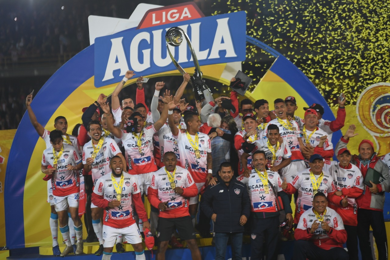 Júnior se coronó bicampeón del fútbol colombiano