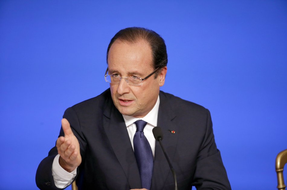 François Hollande, presidente de Francia
