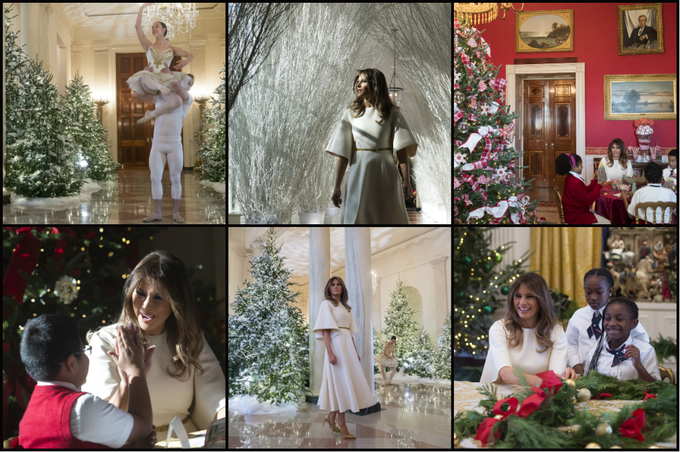 Así fue la inauguración de la Navidad en la Casa Blanca