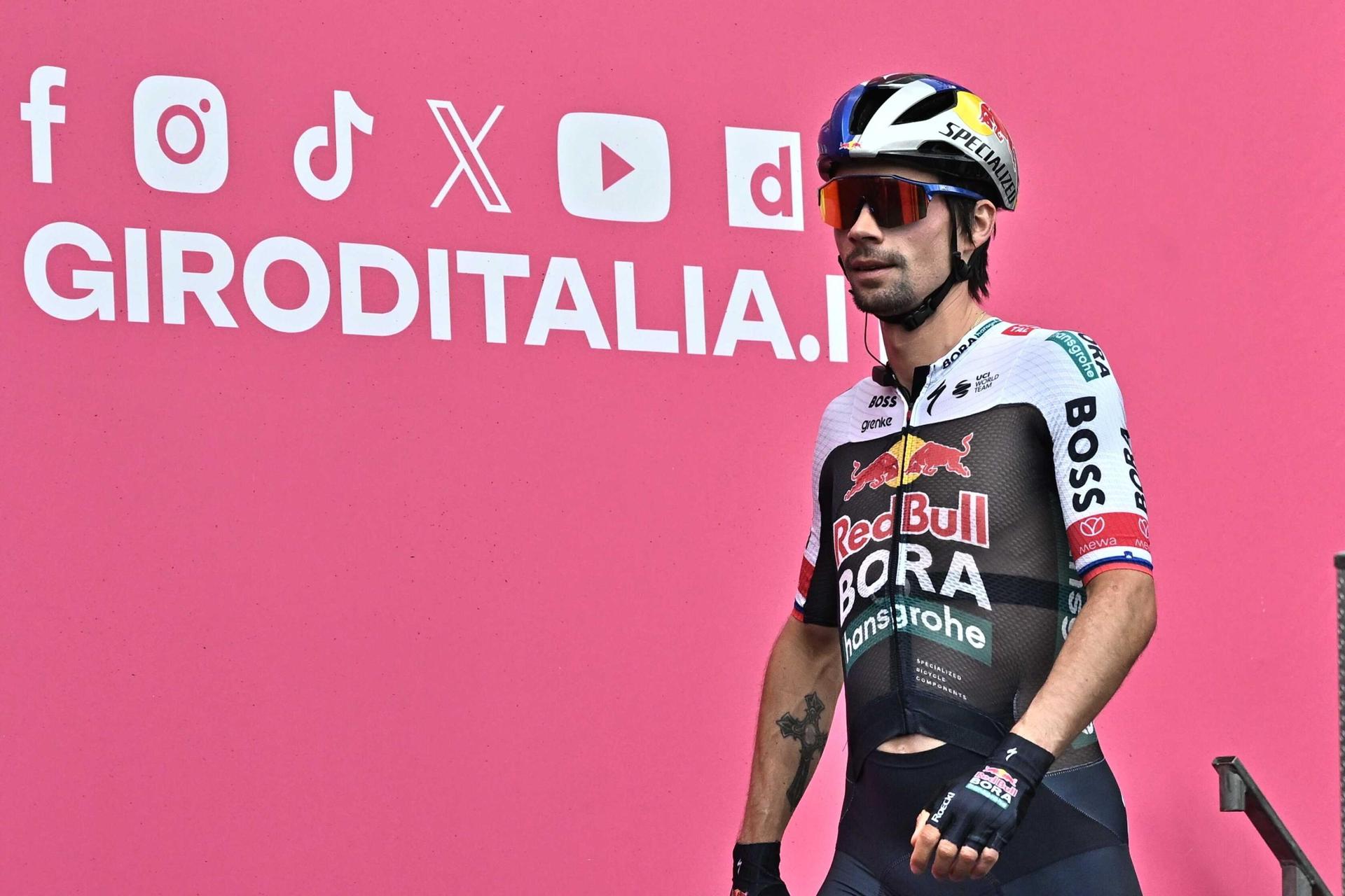 Drama en el Giro 2025: Roglic se retiró tras caída en el descenso de Carbonare