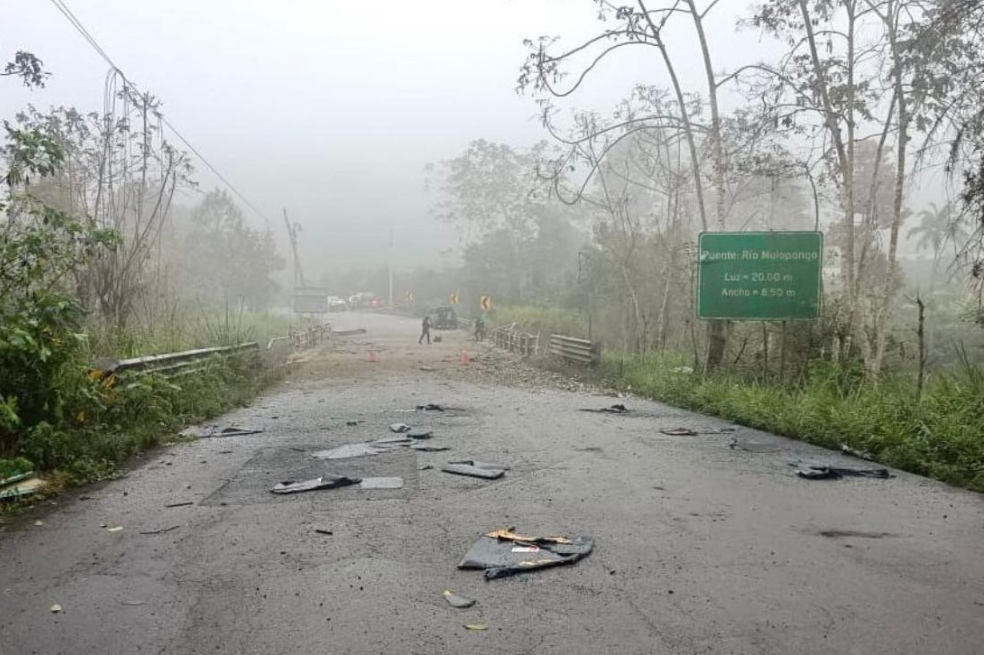 Ola de violencia en Ecuador: nuevo ataque con explosivos dañó dos puentes