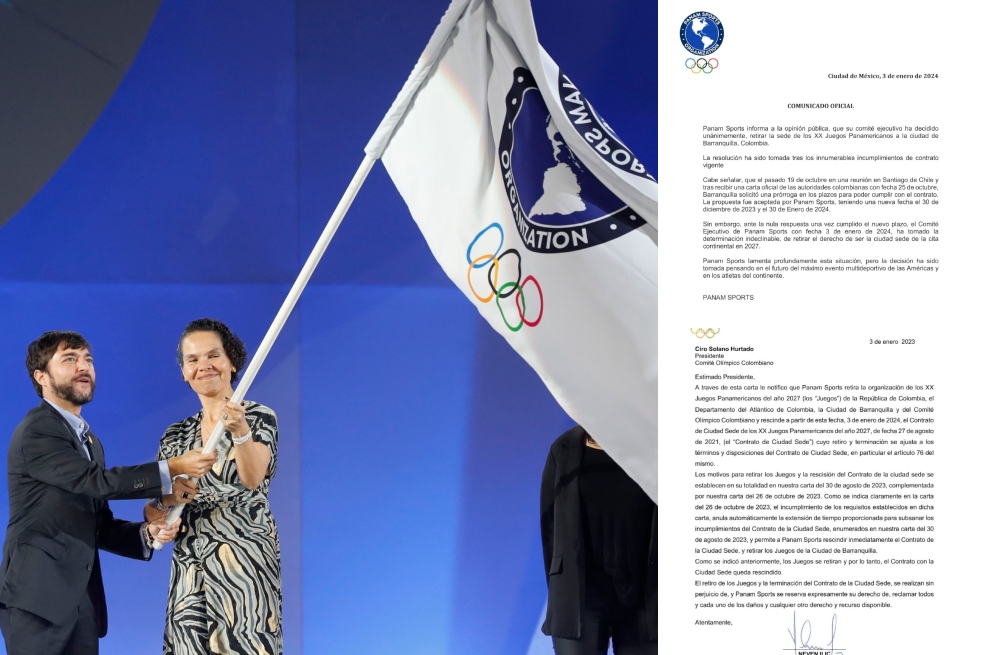 Por incumplida, Colombia perdió la sede de los Juegos Panamericanos 2027