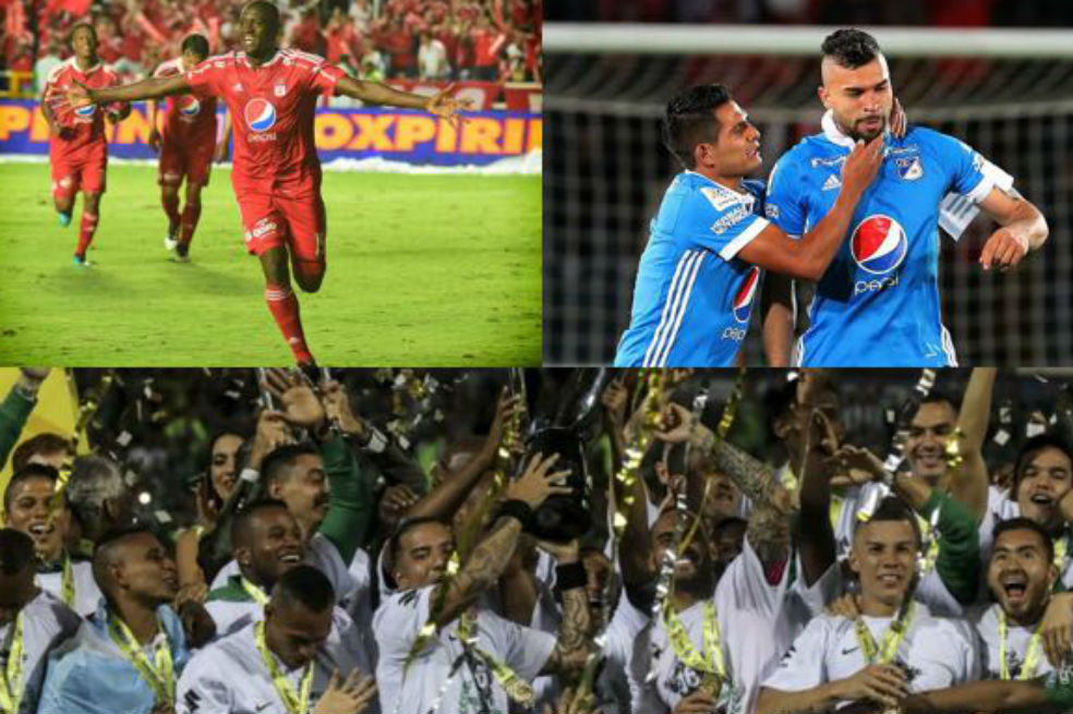 Los equipos colombianos que jugarán copas internacionales en 2018