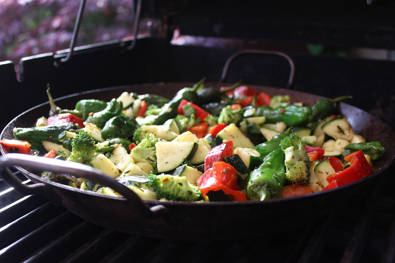 Cerdo con vegetales al estilo oriental