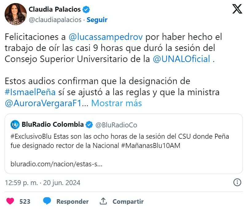 Hijastro Catalina Gómez
