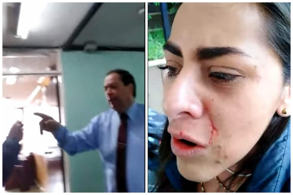 Dudosa universidad nombró «rector honorario» al hombre que golpeó a periodista