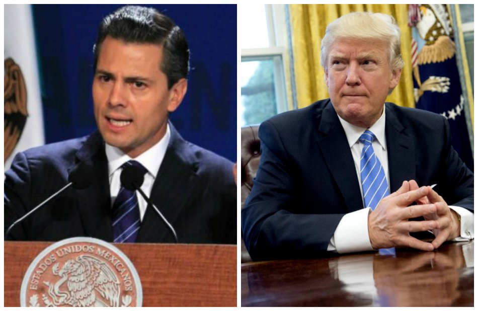 Peña Nieto y Trump buscan reducir tensión bilateral
