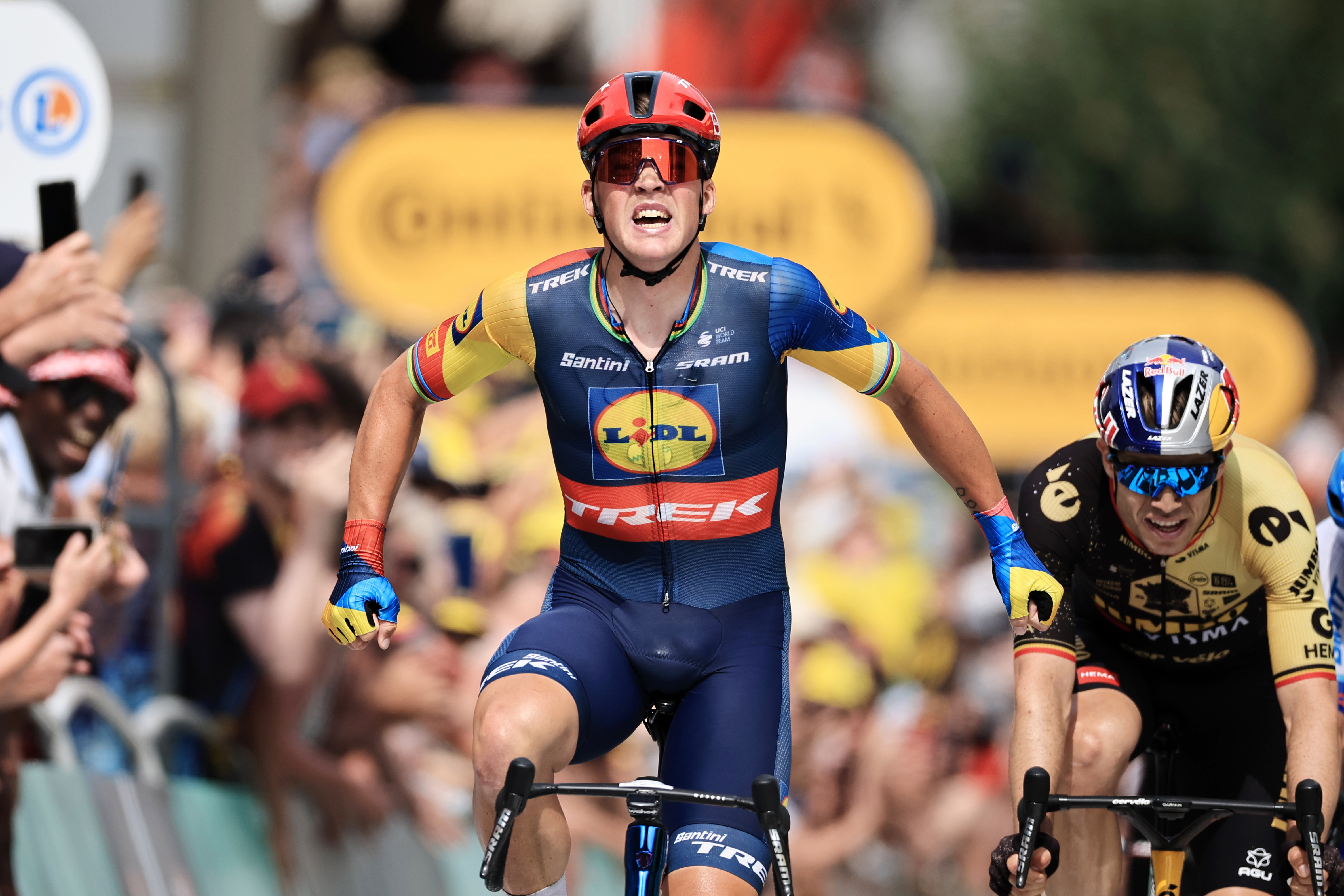 Tour de Francia 2023: Mads Pedersen ganó la octava etapa