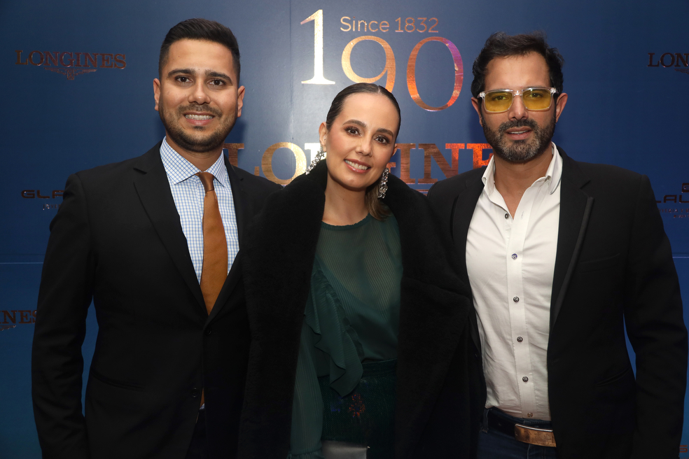 Edgardo Blanco, Milena López y Alejandro Estrada