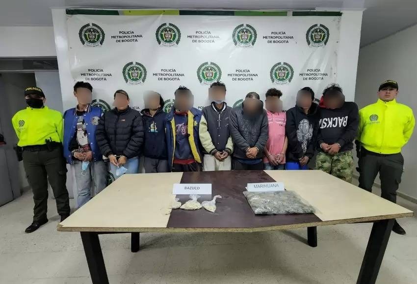 Capturan a banda señalada de vender el “nuevo bazuco” en Bogotá