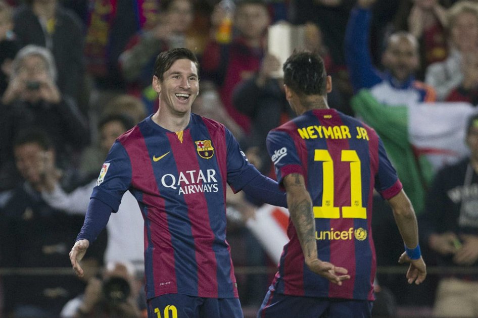 El trío de ataque del Barcelona superó los 100 goles