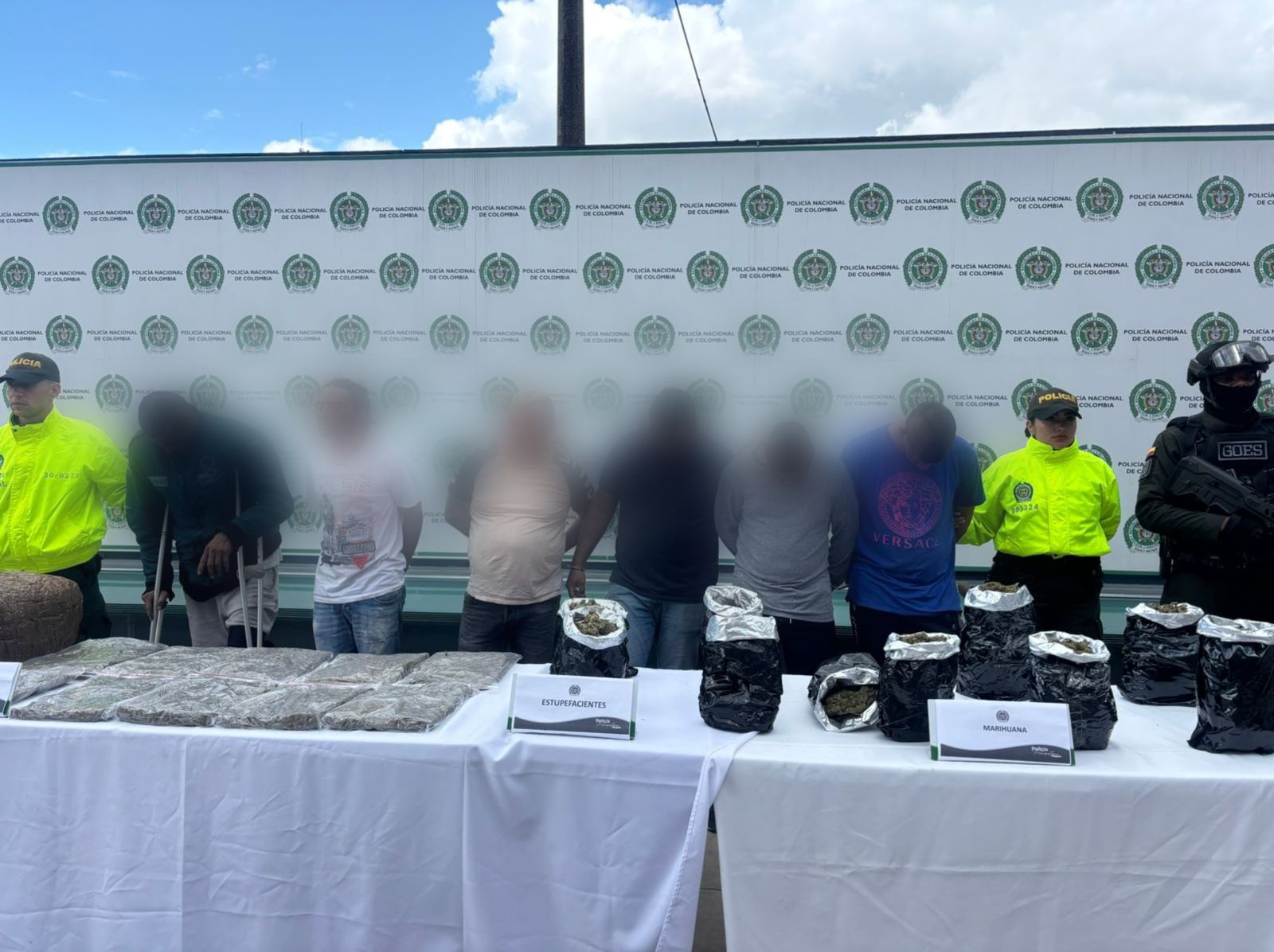Incautan dos toneladas de marihuana en el sur de Bogotá: hay seis capturados
