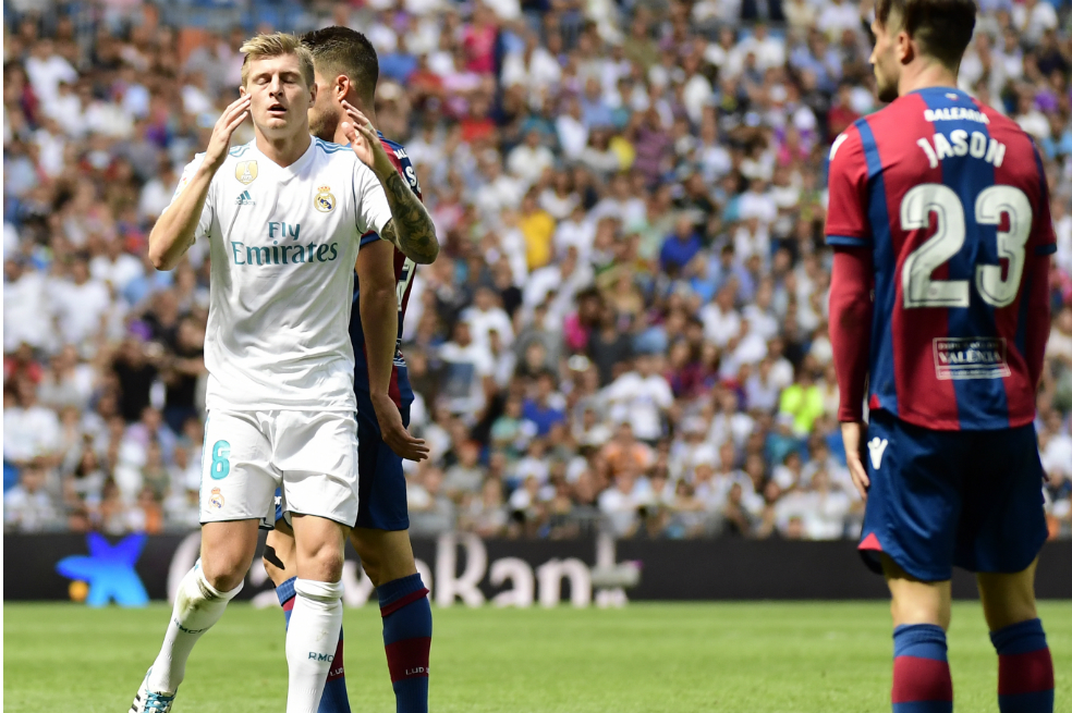Real Madrid todavía no gana en el Bernabéu: igualó ante Levante