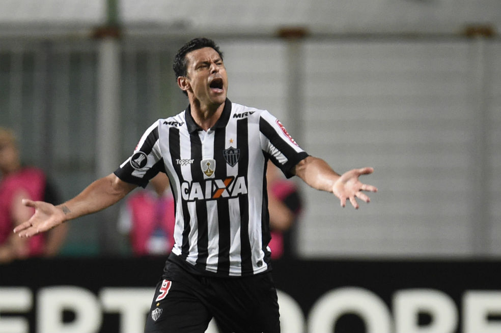 Fred marcó cuatro goles en la goleada 5-2 de Atlético Mineiro frente a Sport Boys. / AFP