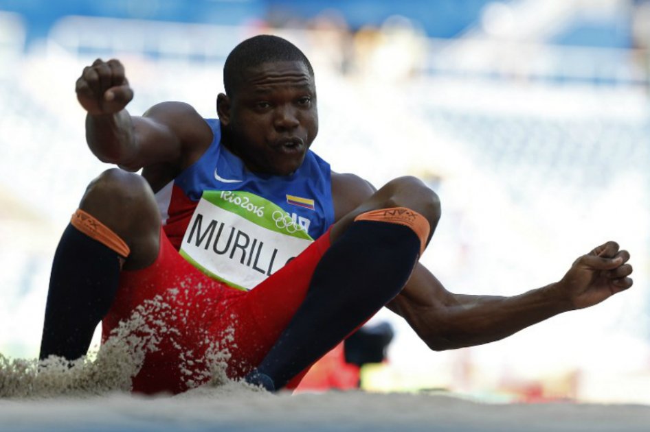 Jhon Murillo, atleta colombiano. / AFP