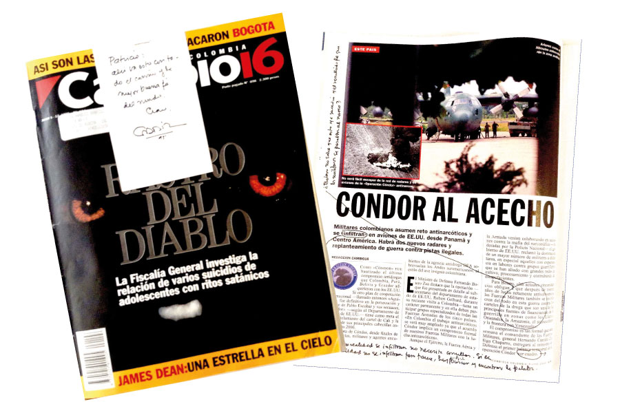 Ediciones de la revista Cambio corregidas a mano por Gabriel García Márquez.