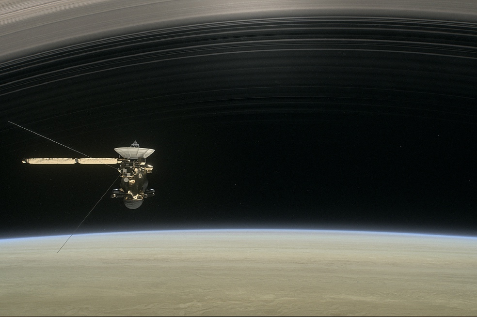 Con sorprendentes fotografías, la sonda Casinni acercó, como nunca antes, Saturno a la humanidad. / AP