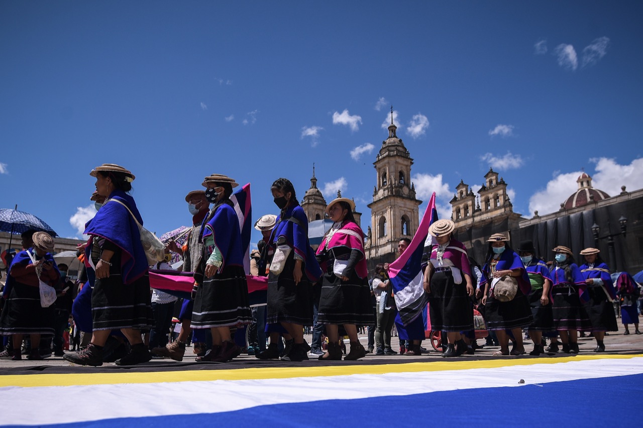 Además del Parque Nacional y la Plaza de Bolívar, otros puntos de Bogotá han sido sitios de concentración de personas, como el Portal Américas, la Universidad Nacional y el Terminal del Sur.