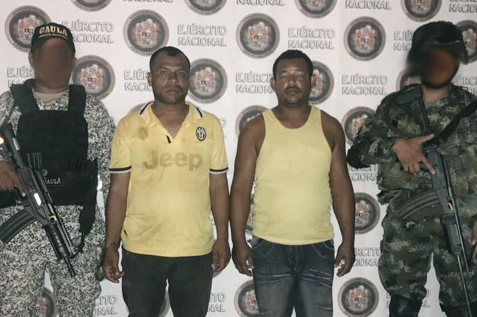 Capturan a dos cabecillas del Clan del Golfo en el Sur de Bolívar