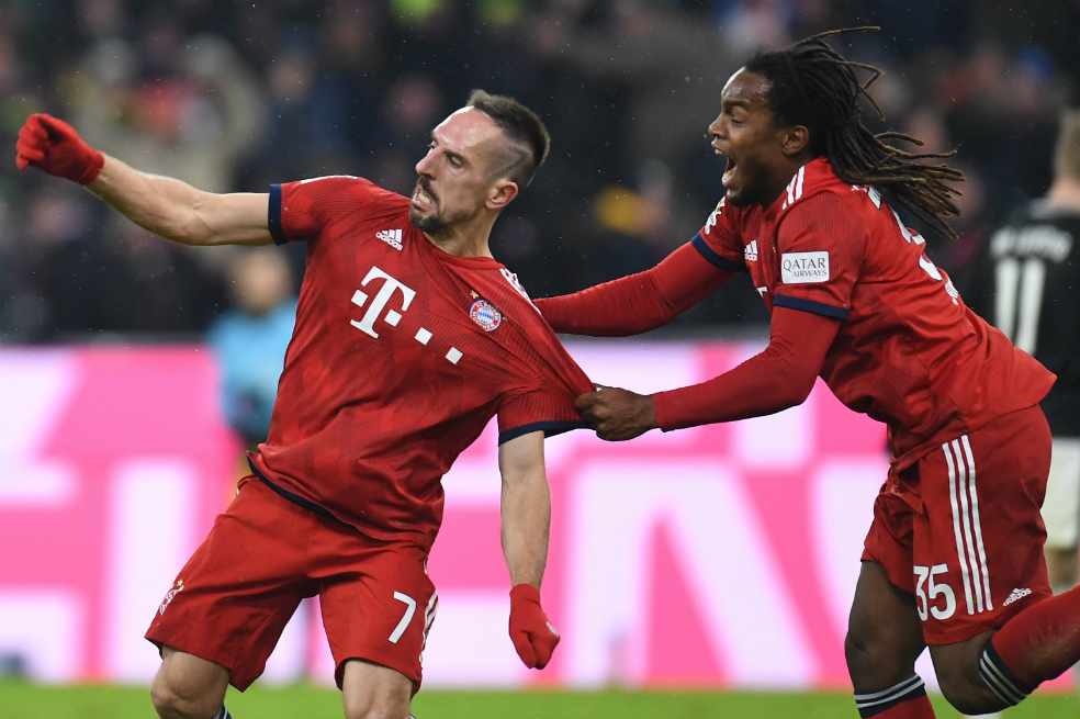 Frank Ribery marcó el gol del triunfo del Bayern. / AFP