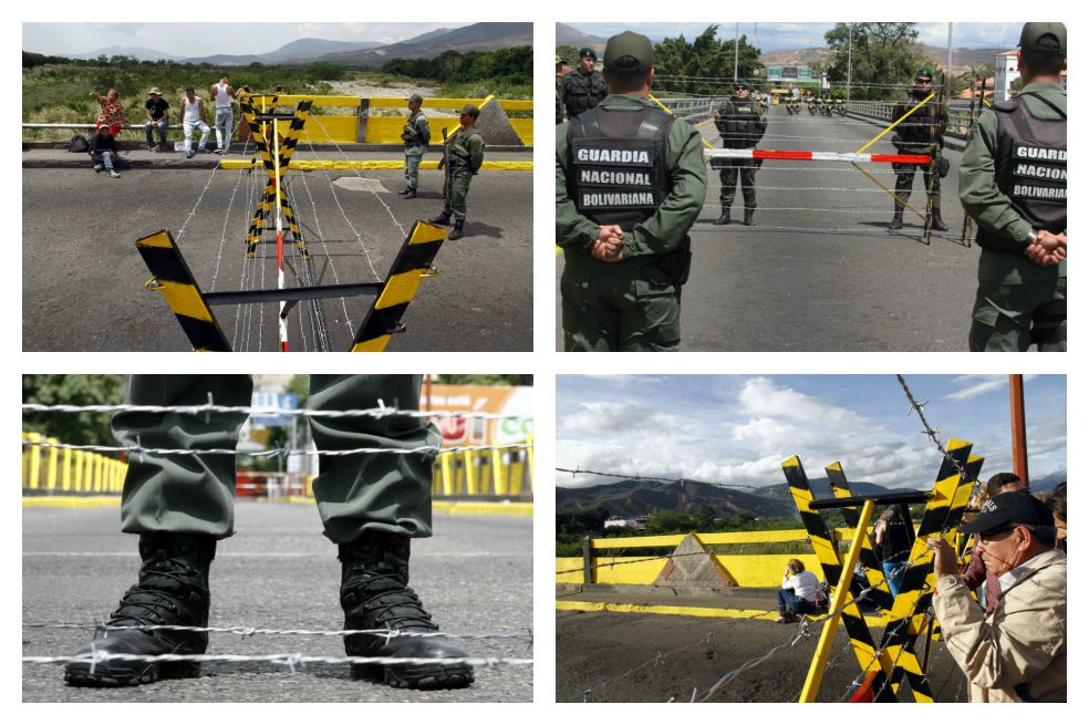 Imágenes de la difícil situación en la frontera colombo-venezolana