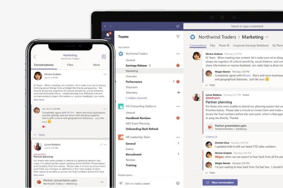 Microsoft anuncia nuevas funciones en Teams, que alcanza 44 millones de usuarios diarios