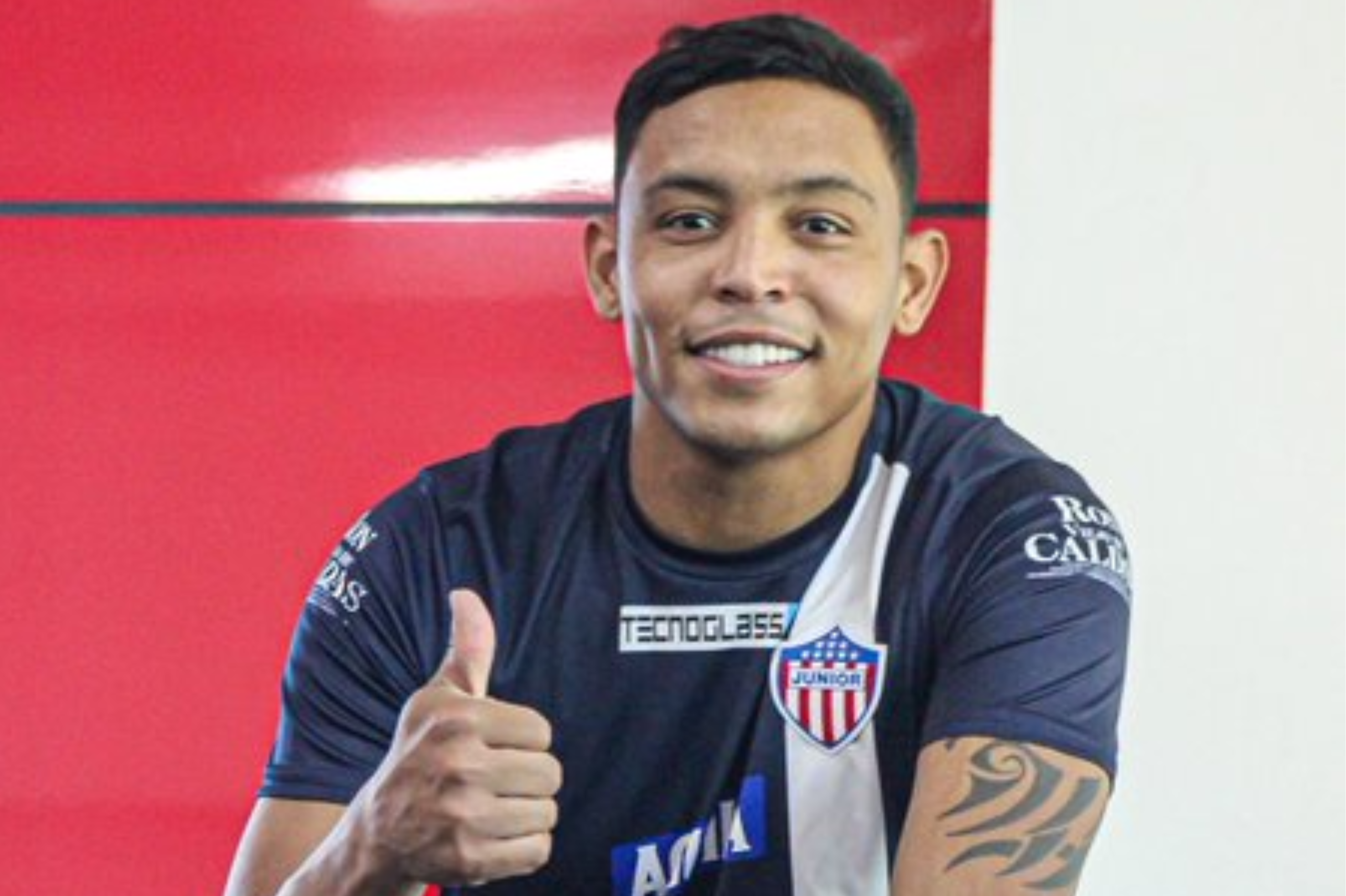 Luis Fernando Muriel, entrenando con Junior de Barranquilla.