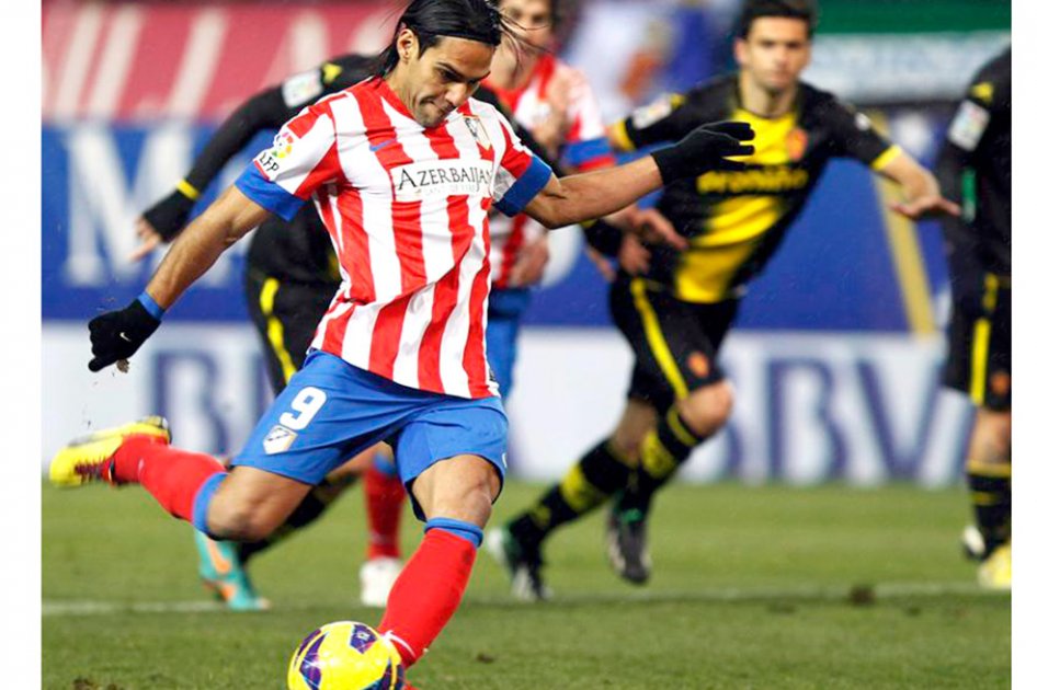 Falcao igualó marca de goles de Baltazar en el Atlético de Madrid