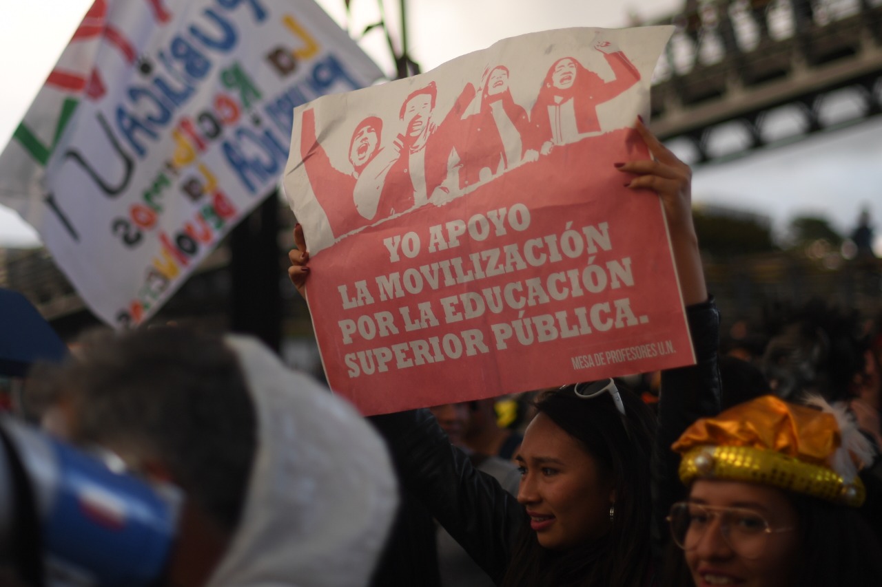 Icetex, factor común en reclamos de estudiantes en las marchas