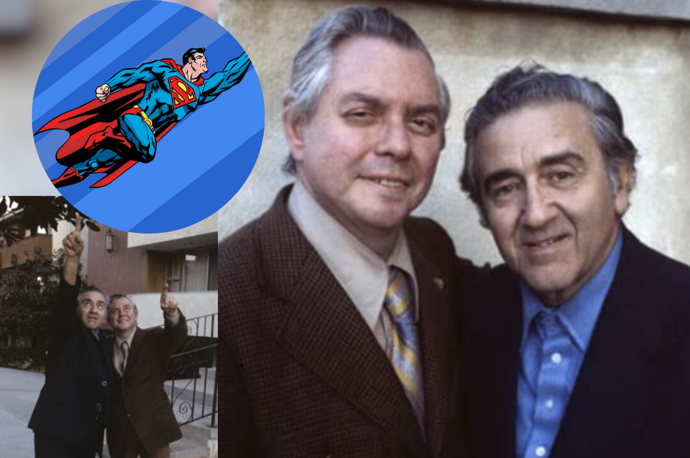 Superman fue creado por Joe Shuster (izquierda) y Jerry Siegel (derecha).
