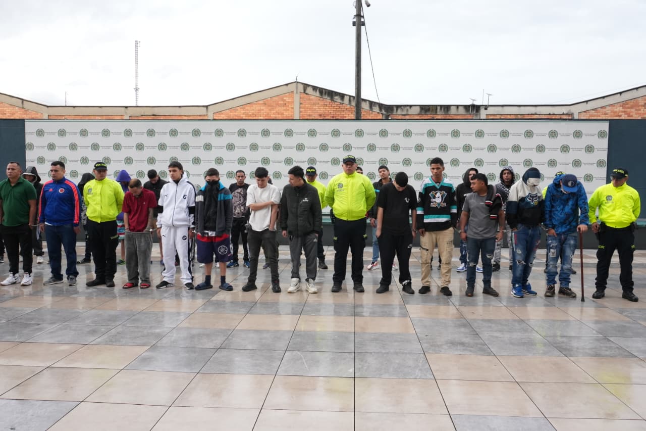 Policía de Bogotá capturó 30 personas en una semana por el delito de homicidio