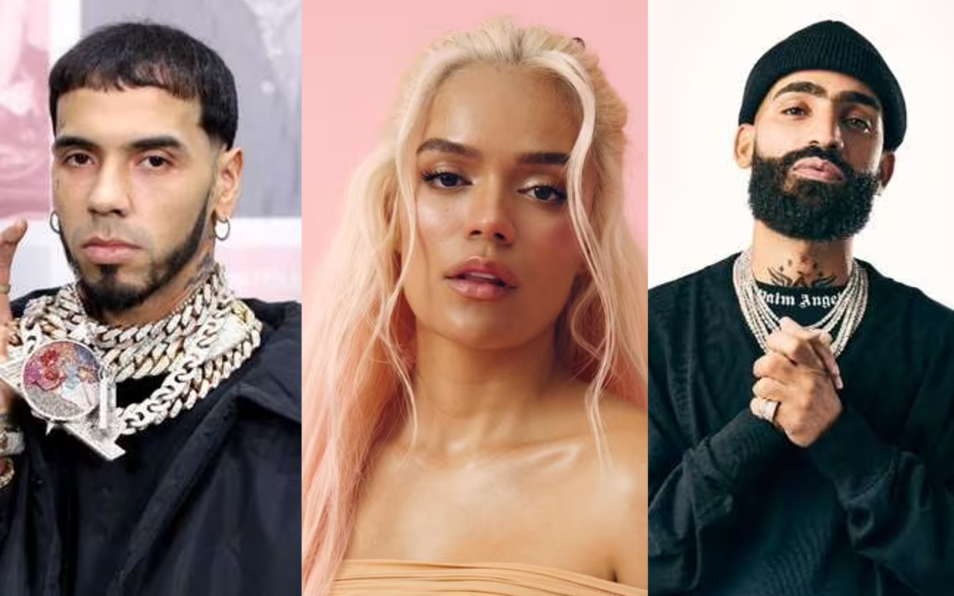 Anuel le ‘tira’ a Karol G en canción para Arcángel: “Yo la hice bichota”