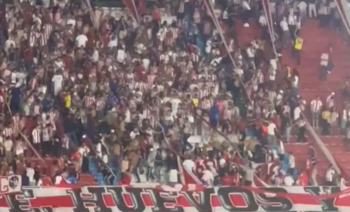 Capturaron a hincha del Junior tras riña con arma blanca en el Metropolitano