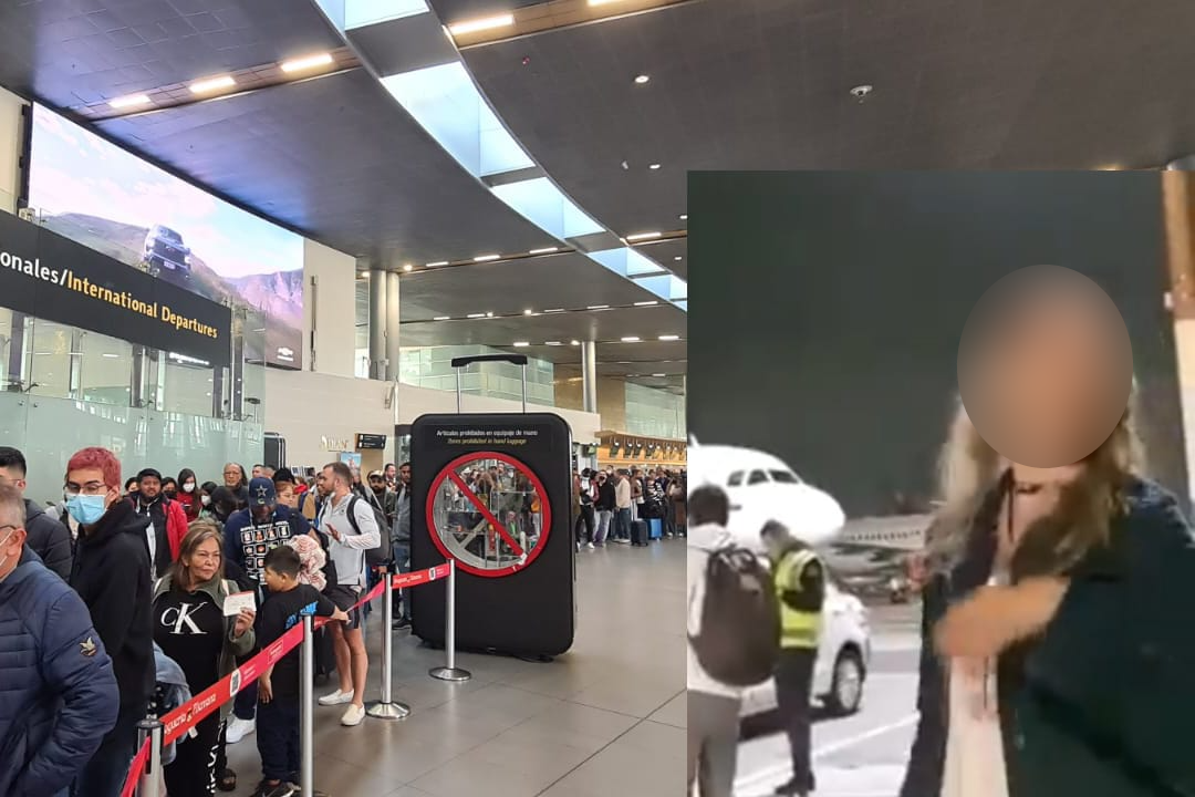 Esposa de un coronel protagonizó discusión en un aeropuerto: “Tú eres nada”