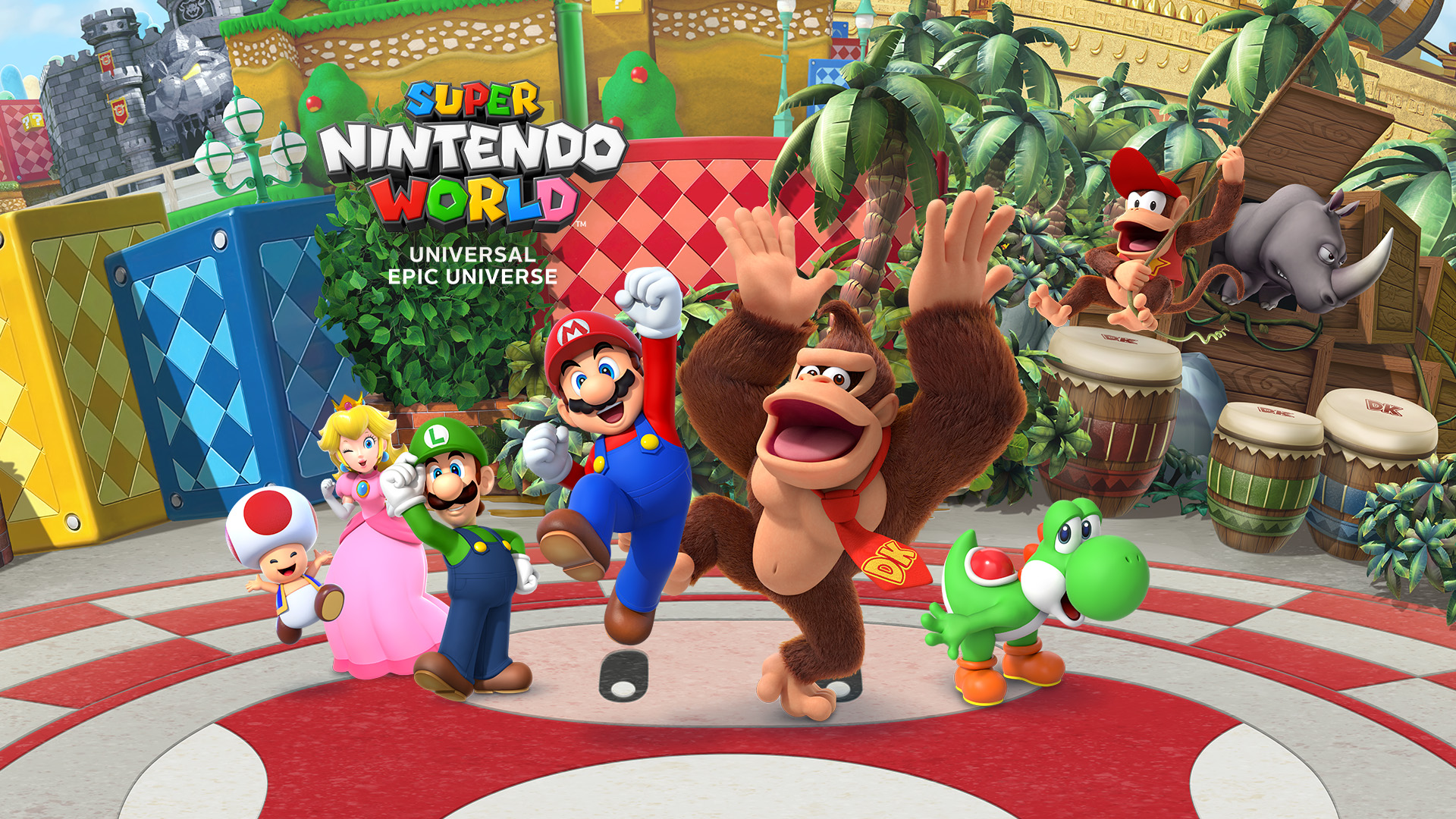 Así será Super Nintendo World, uno de los mundos del parque temático Epic Universe